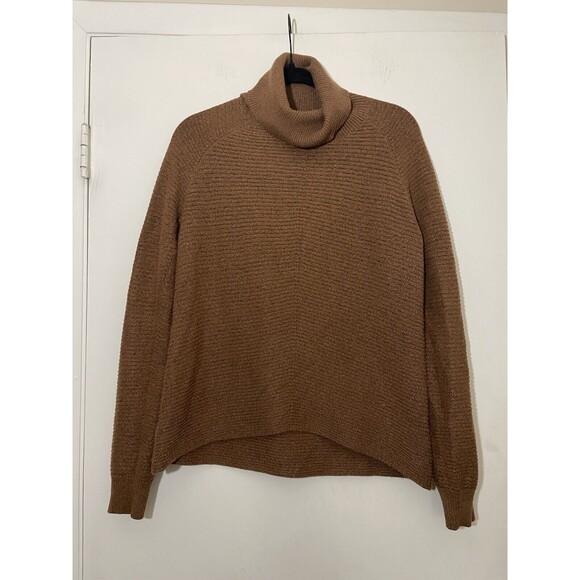 Khul Womens Small Solace Brown Turtleneck Sweater Gorpcore‎ Hiking Outdoor Trail - Picture 1 of 9